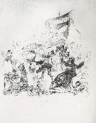Francisco Goya Drawing for plate 190 oil painting artist